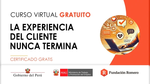  Curso online gratis certificado: "La experiencia del cliente nunca termina"