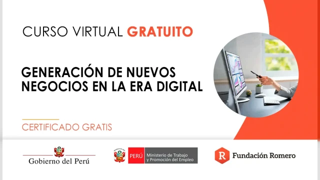 Curso online gratis certificado: "Generación de nuevos negocios en la era digital"