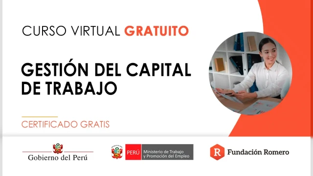Curso online gratis certificado: "Gestión del capital de trabajo"