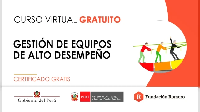 Curso online gratis certificado: "Gestión de equipos de alto desempeño"
