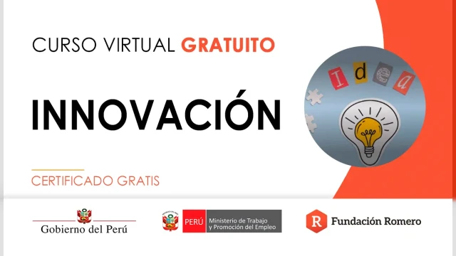  Curso online gratis certificado: "Innovación"