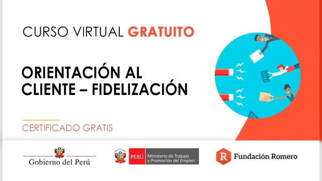 Curso online gratis certificado: "Orientación al cliente - Fidelización"