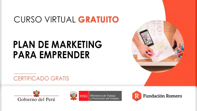 Curso online gratis certificado: "Plan de marketing para emprender"