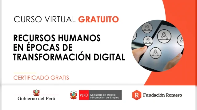 Curso online gratis certificado: "Recursos humanos en épocas de transformación digital"