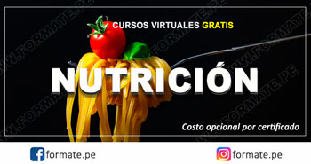 Cursos virtuales gratis de Nutrición