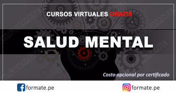 Cursos virtuales gratis de Salud Mental