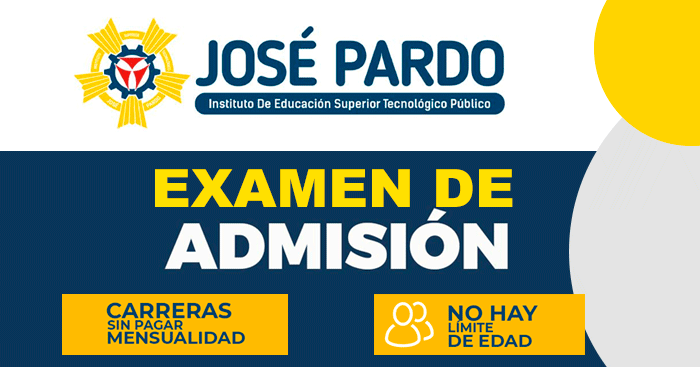 Examen de admisión 2022 del Instituto Tecnológico José Pardo, 