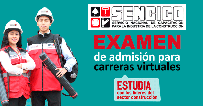 Concurso de admisión regular para carreras virtuales SENCICO 2022-I