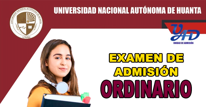 Examen de admisión Ordinario UNAH 2022-I para estudiantes en general